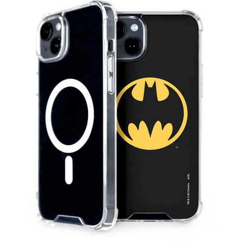 DC Comics Batman Logo iPhone 15 Plus MagSafe Case