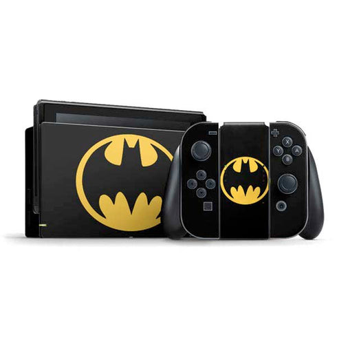 DC Comics Batman Logo Nintendo Switch Bundle Skin