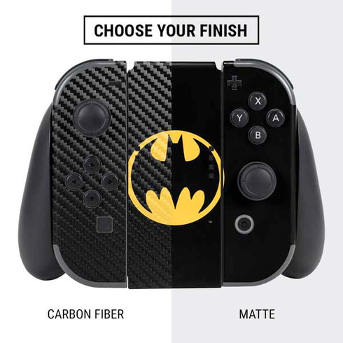 DC Comics Batman Logo Nintendo Switch Bundle Skin