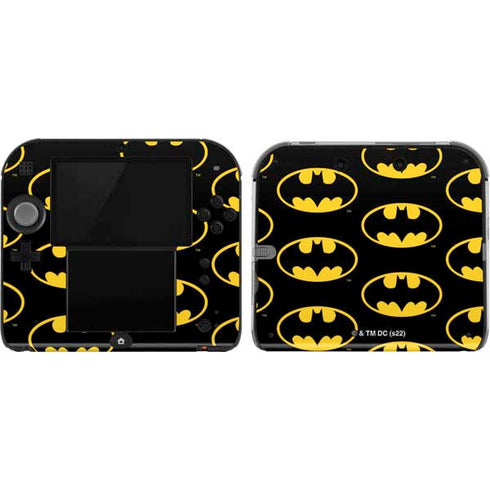 DC Comics Batman Logo Pattern Nintendo 2DS Skin