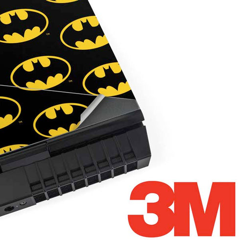 DC Comics Batman Logo Pattern Dell Alienware Skin