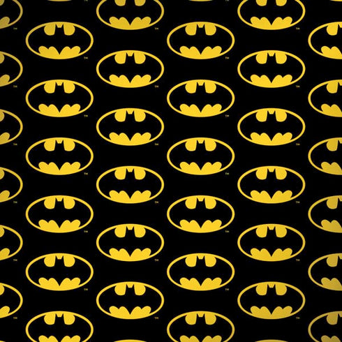 DC Comics Batman Logo Pattern Dell Alienware Skin