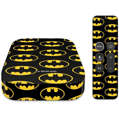 DC Comics Batman Logo Pattern Apple TV Skin