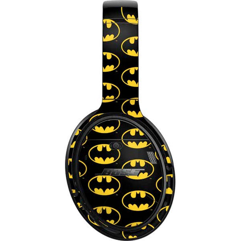 DC Comics Batman Logo Pattern Bose QuietComfort 35 II Headphones Skin