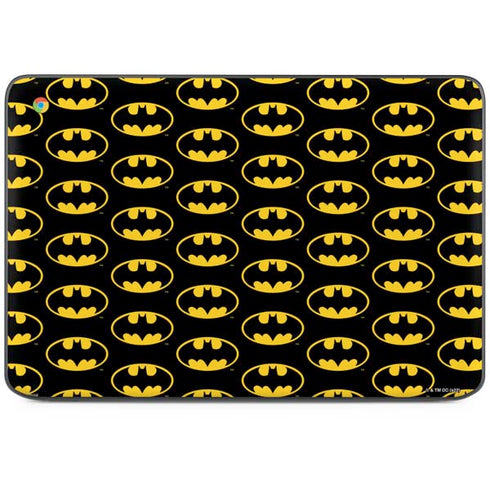 DC Comics Batman Logo Pattern HP Chromebook Skin