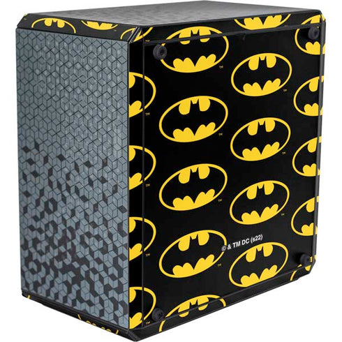 DC Comics Batman Logo Pattern Cooler Master MasterBox Q300L Mini Tower Skin