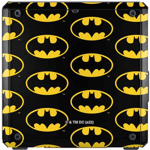 DC Comics Batman Logo Pattern Cooler Master MasterBox Q300L Mini Tower Skin