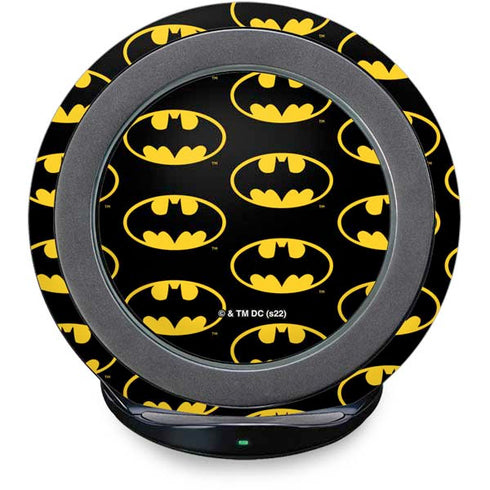 DC Comics Batman Logo Pattern Fast Charge Wireless Charging Stand Skin