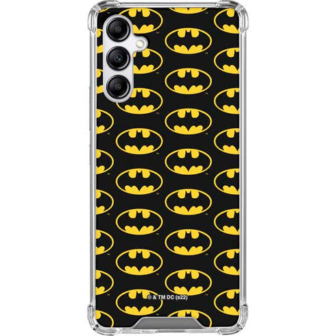 DC Comics Batman Logo Pattern Galaxy A15 5G Clear Case