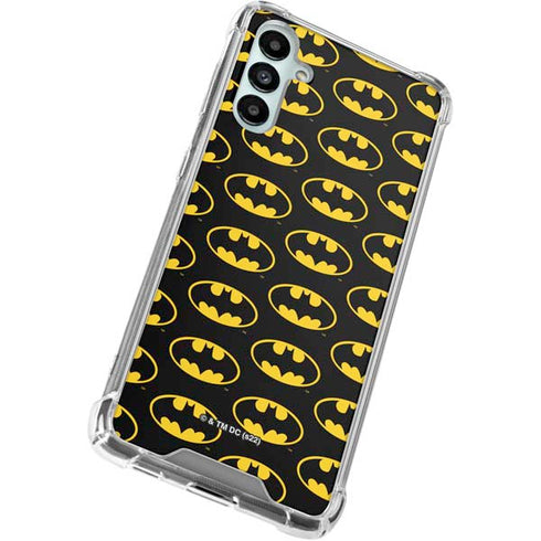 DC Comics Batman Logo Pattern Galaxy A15 5G Clear Case