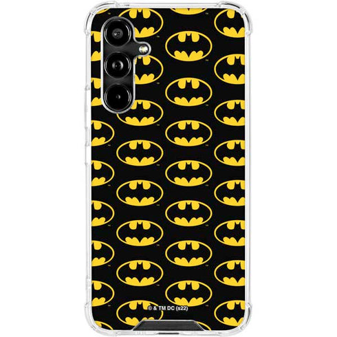 DC Comics Batman Logo Pattern Galaxy A54 5G Clear Case
