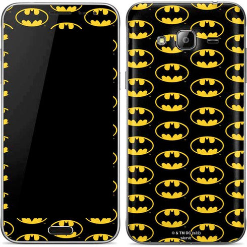 DC Comics Batman Logo Pattern Galaxy J3 Skin