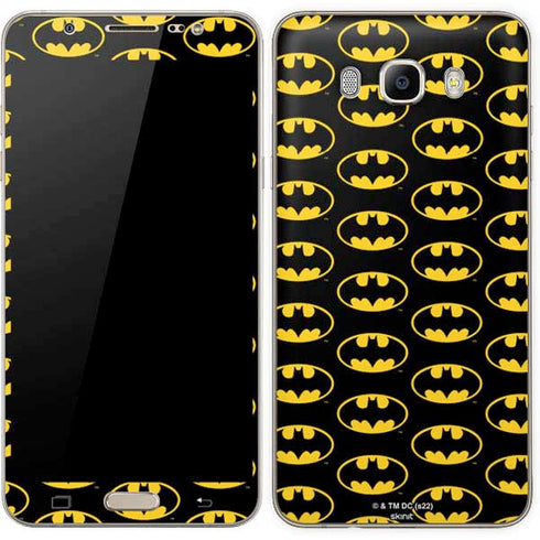 DC Comics Batman Logo Pattern Galaxy J7 Skin