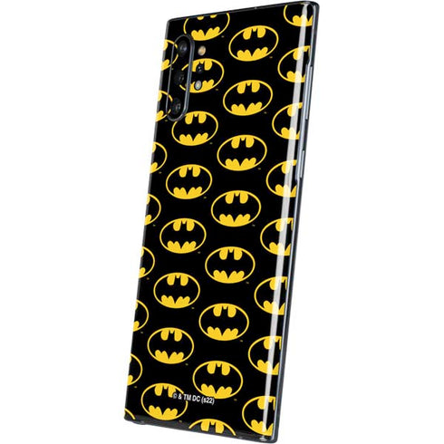 DC Comics Batman Logo Pattern Galaxy Note 10 Plus Skin