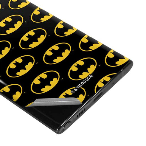 DC Comics Batman Logo Pattern Galaxy Note 10 Plus Skin