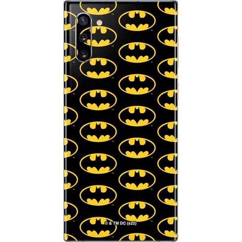 DC Comics Batman Logo Pattern Galaxy Note 10 Skin