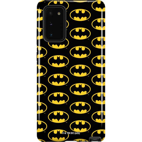 DC Comics Batman Logo Pattern Galaxy Note20 5G Pro Case