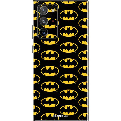 DC Comics Batman Logo Pattern Galaxy Note20 Ultra 5G Skin