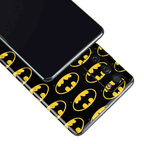 DC Comics Batman Logo Pattern Galaxy S20 Fan Edition Skin