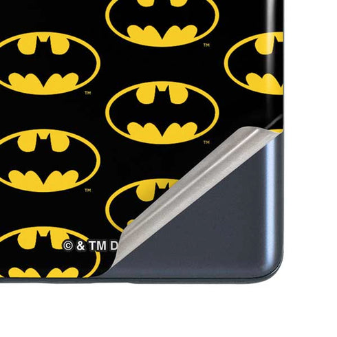 DC Comics Batman Logo Pattern Galaxy S20 Fan Edition Skin