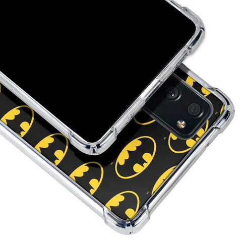 DC Comics Batman Logo Pattern Galaxy S20 FE Clear Case