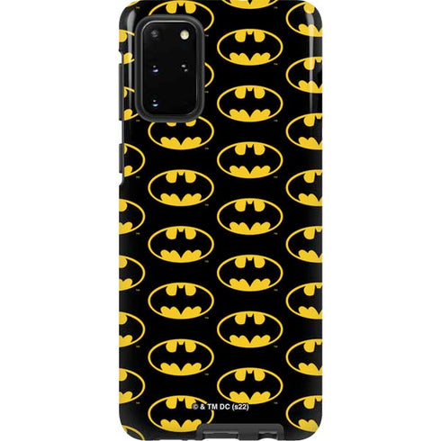 DC Comics Batman Logo Pattern Galaxy S20 Plus Pro Case
