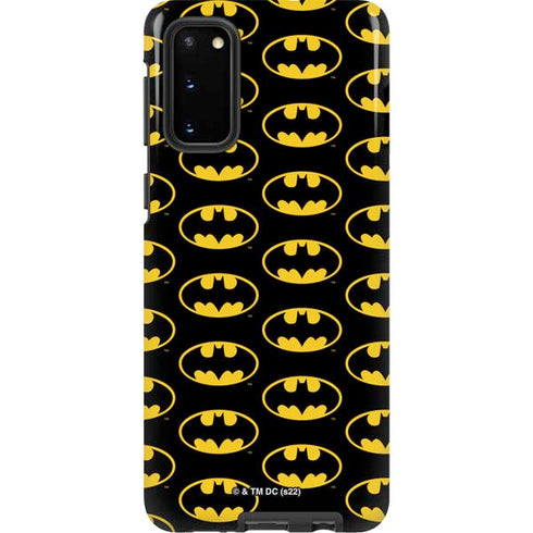 DC Comics Batman Logo Pattern Galaxy S20 Pro Case