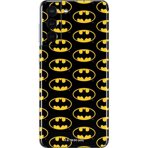 DC Comics Batman Logo Pattern Galaxy S21 5G Skin