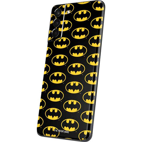 DC Comics Batman Logo Pattern Galaxy S21 5G Skin