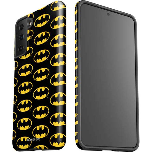 DC Comics Batman Logo Pattern Galaxy S21 FE Pro Case