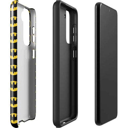 DC Comics Batman Logo Pattern Galaxy S22 Plus Pro Case