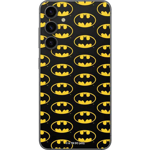 DC Comics Batman Logo Pattern Galaxy S23 FE Skin