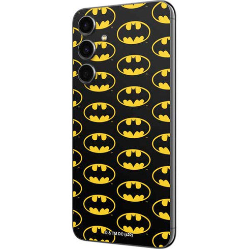 DC Comics Batman Logo Pattern Galaxy S23 FE Skin