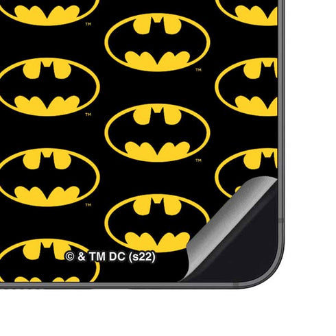 DC Comics Batman Logo Pattern Galaxy S23 FE Skin