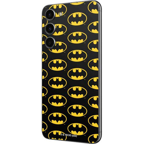 DC Comics Batman Logo Pattern Galaxy S23 Plus Skin