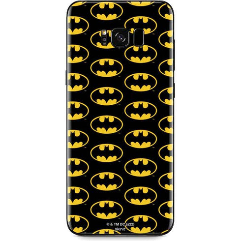 DC Comics Batman Logo Pattern Galaxy S8 Skin