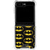 DC Comics Batman Logo Pattern Galaxy Z Flip5 5G Clear Case