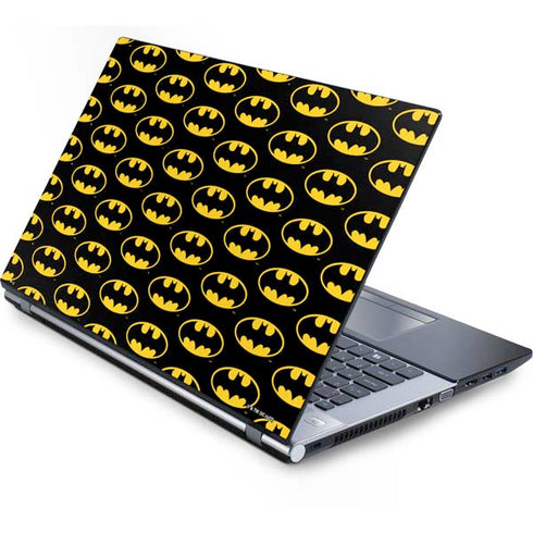 DC Comics Batman Logo Pattern Generic Laptop Skin