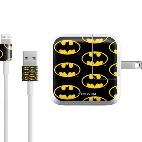DC Comics Batman Logo Pattern iPad Charger (10W USB) Skin