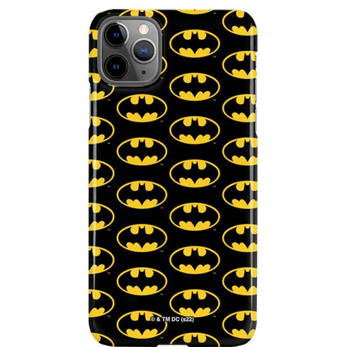 DC Comics Batman Logo Pattern iPhone 11 Pro Max Lite Case