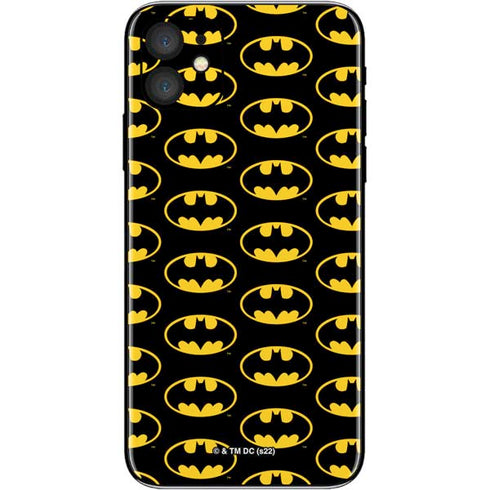 DC Comics Batman Logo Pattern iPhone 11 Skin