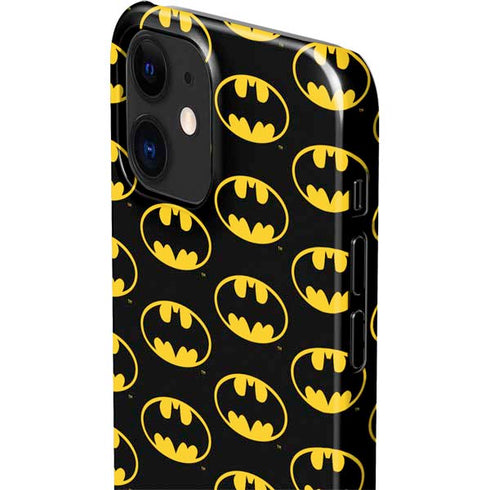 DC Comics Batman Logo Pattern iPhone 12 Mini Lite Case