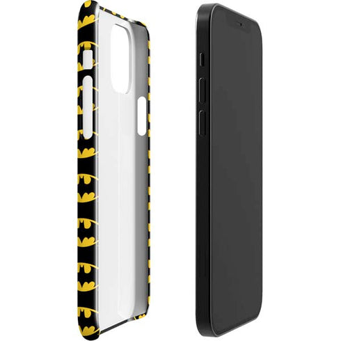 DC Comics Batman Logo Pattern iPhone 12 Mini Lite Case