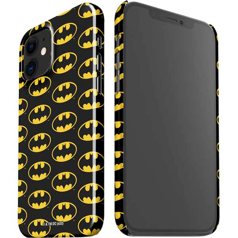 DC Comics Batman Logo Pattern iPhone 12 Mini Lite Case
