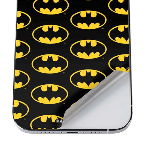 DC Comics Batman Logo Pattern iPhone 12 Pro Max Skin