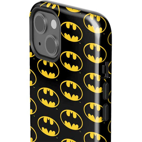 DC Comics Batman Logo Pattern iPhone 13 Impact Case
