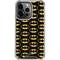 DC Comics Batman Logo Pattern iPhone 14 Pro Clear Case