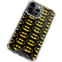 DC Comics Batman Logo Pattern iPhone 15 Pro Clear Case