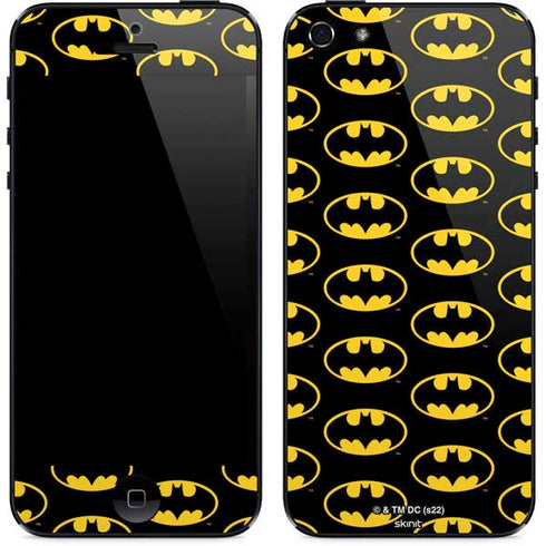 DC Comics Batman Logo Pattern iPhone 5/5s/5SE Skin