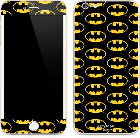 DC Comics Batman Logo Pattern iPhone 6/6s Plus Skin